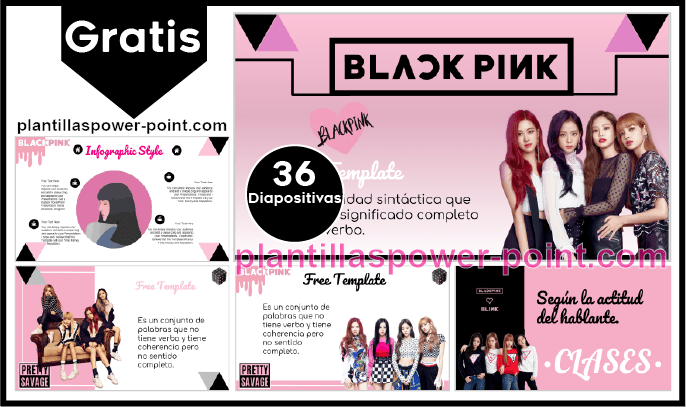 plantilla power point de blackpink para descargar gratis.