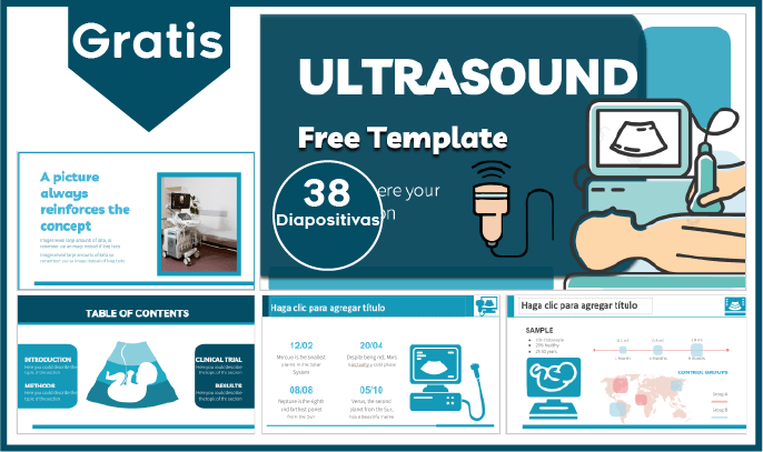 plantilla powerpoint de ultrasonido gratis.