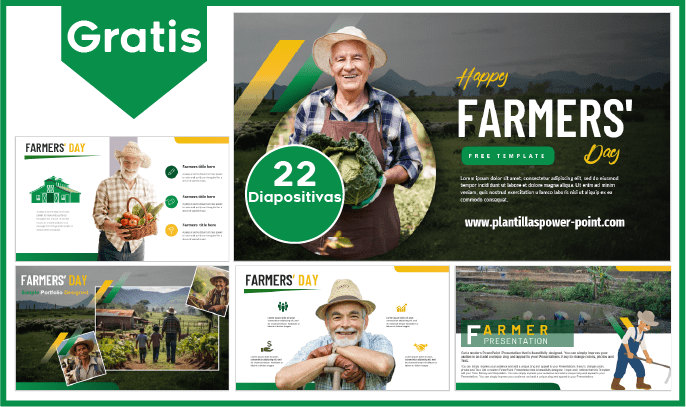 Plantilla del Día del Campesino gratis para PowerPoint.